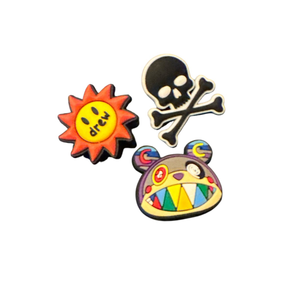 Drew Bear Poison Sun House Multicolor Shoe Charms - One Size Accessories